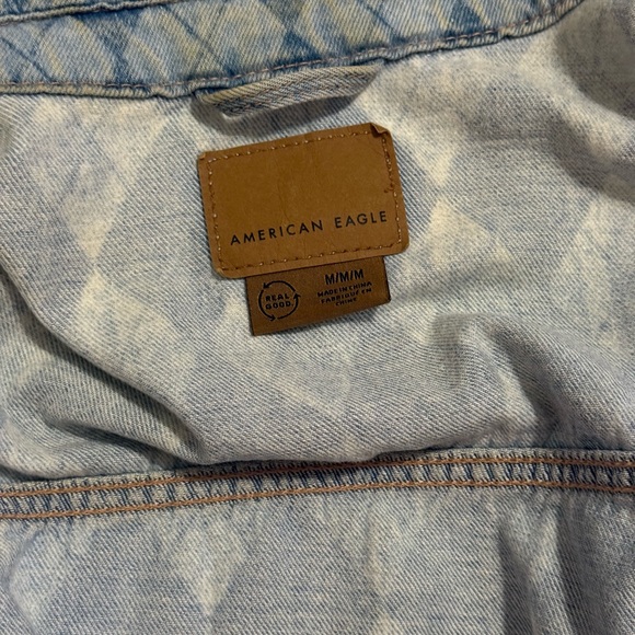 Argyle Cropped Denim Jacket - Picture 3 of 3